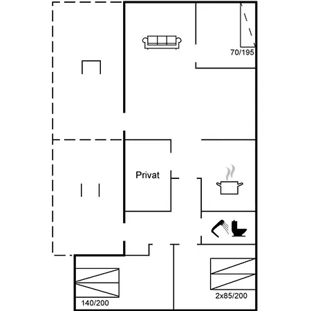 Semesterbostad Merit - 800m From The Sea By Interhome Gilleleje